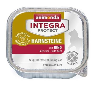  Animonda Integra Protect Harnsteine Bœuf pour chat 100g 