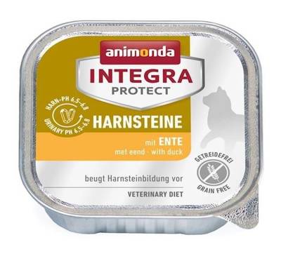  Animonda Integra Protect Harnsteine Canard pour chat 100g 
