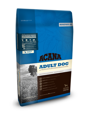 ACANA Heirtage Adult Dog 11,4kg+Surprise gratuite pour chien