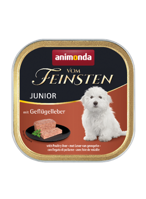 ANIMONDA Dog Vom Feinsten Junior avec foie de volaille 150g x10
