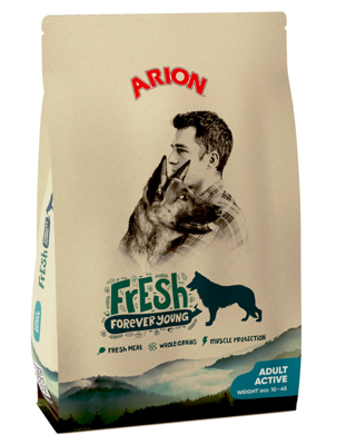 ARION Fresh Adult Active 12kg + Surprise gratuite pour chien
