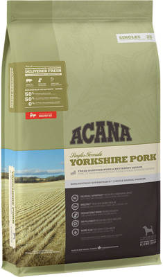 Acana Singles Yorkshire Pork 11,4kg + Surprise gratuite pour chien