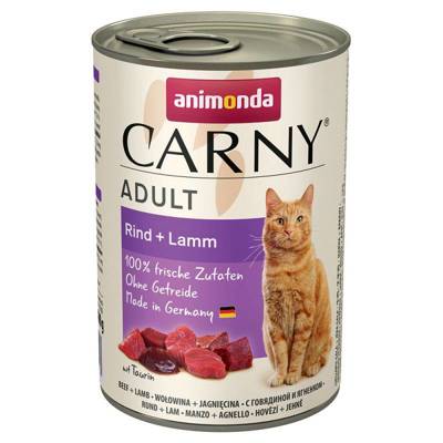 Animonda Cat Carny Adulte bœuf, Agneau 200g