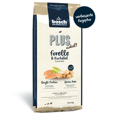 BOSCH Plus Adult Truite & Pommes de terre 12.5kg x2