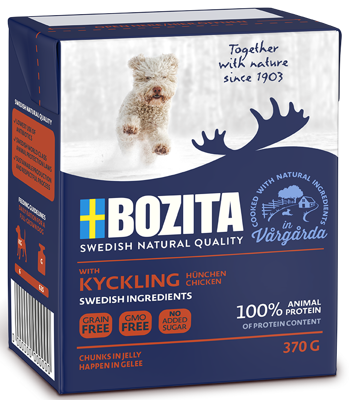 BOZITA Dog Junior: Délicat Poulet en gelée 370g