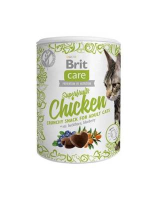 BRIT CARE Cat Snack Superfruits Chicken 100g x 12
