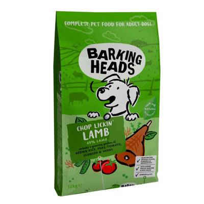 Barking Heads Chop Lickin' Agneau pour tous les chiens adultes 12kg