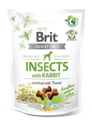 Brit Care Dog Crunchy Cracker Insects Rich In Rabbit 200g x12