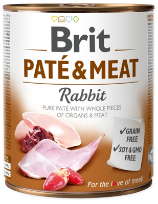 Brit Pate & Meat au lapin 800g