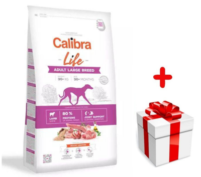Calibra Dog Life Adulte Agneau Grandes Races 12kg +Surprise pour votre chien GRATUITES !