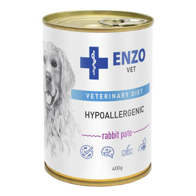 ENZO VET Régime hypoallergénique avec du lapin pour chiens 400g