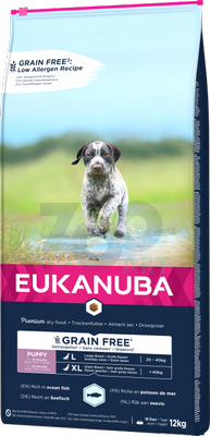 EUKANUBA Puppy&Junior Grandes Races Sans Grains 12kg 