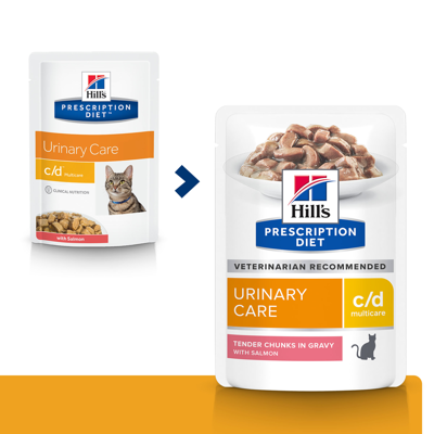 Hill's Prescription Diet c/d Multicare Feline Saumon 85g