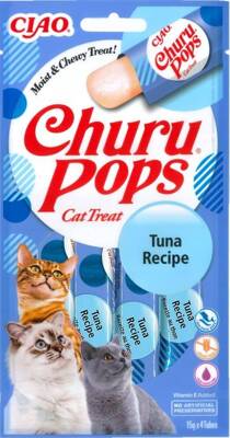 INABA Churu Pops pour chats au thon 4x15g