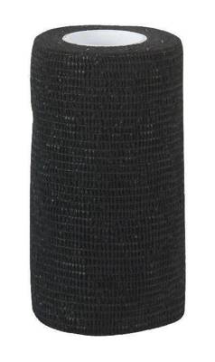 Kerbl EquiLastic bandage auto-adhésif, 7,5 cm, noir