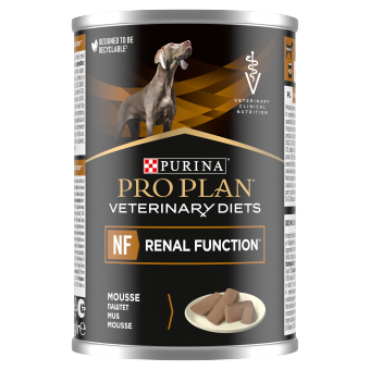 PRO PLAN Veterinary Diets NF Renal Function aliments humides pour chiens mousse 400g