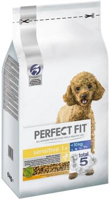 Perfect Fit™ - aliment complet sec pour chiens adultes sensibles de petites races, riche en dinde 6kg.