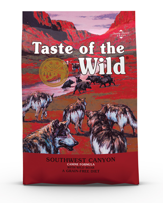 TASTE OF THE WILD Southwest Canyon Sans Céréales au Sanglier pour chien 12,2kg