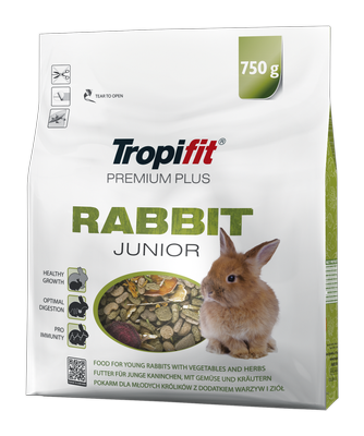 TROPIFIT Premium Plus RABBIT JUNIOR 750g - pour lapin