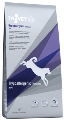 TROVET VPD Hypoallergénique - venaison (pour chiens) 3kg+ Surprise gratuire pour chien