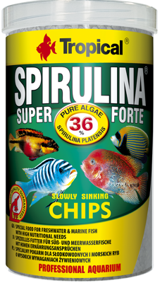Tropical Super Spirulina Forte Chips 1000ml x2