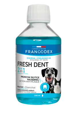 Zolux Francodex Fresh Dent liquide d'hygiène buccale pour chiens et chats 250ml